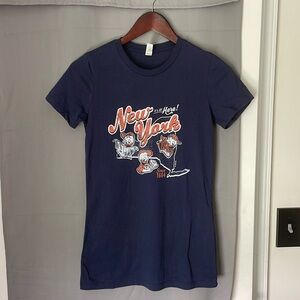 Cute navy blue Disney New York Huey Dewey and Louie women’s tshirt size medium